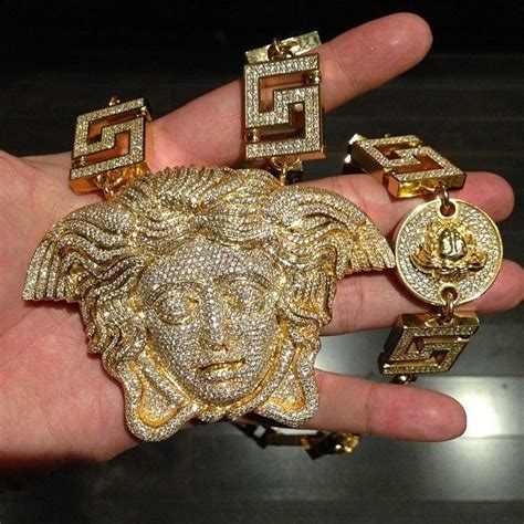 rapper versace chain|Versace ring women.